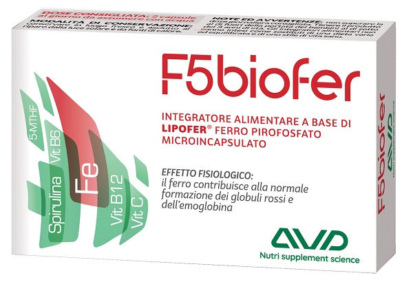 F5 BIOFER 30 CAPSULE BLISTER 14,8 G - Farmacia Artemisia di Montecuollo Dott. Angelo snc