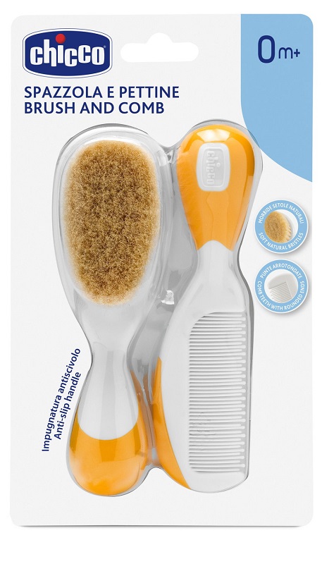 CHICCO SPAZZOLA + PETTINE ARANCIONE - Farmacia Artemisia di Montecuollo Dott. Angelo snc