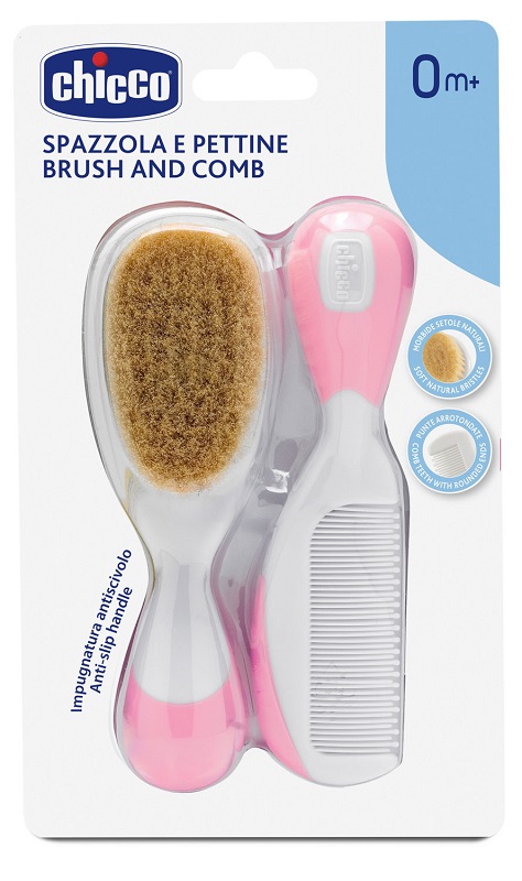 CHICCO SPAZZOLA + PETTINE ROSA - Farmacia Artemisia di Montecuollo Dott. Angelo snc