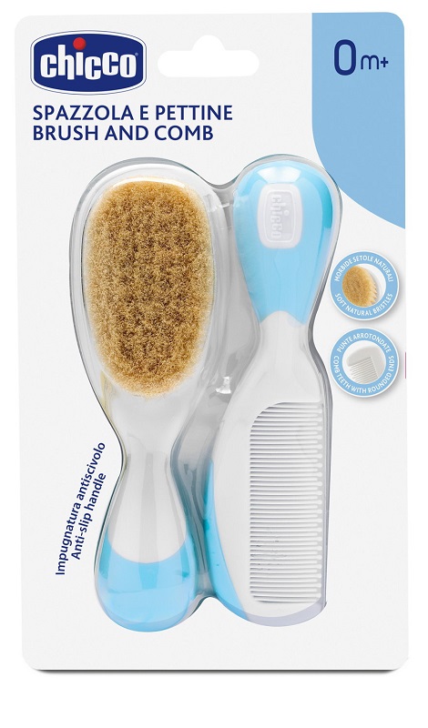 CHICCO SPAZZOLA + PETTINE AZZURRO - Farmacia Artemisia di Montecuollo Dott. Angelo snc