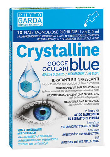 CRYSTALLINE BLUE GOCCE OCULARI MONODOSE 10 FIALE 0,5 ML - Farmacia Artemisia di Montecuollo Dott. Angelo snc