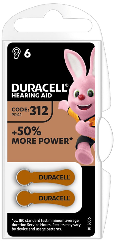 DURACELL EASY TAB 312 MARRONE BATTERIA PER APPARECCHIO ACUSTICO - Farmacia Artemisia di Montecuollo Dott. Angelo snc