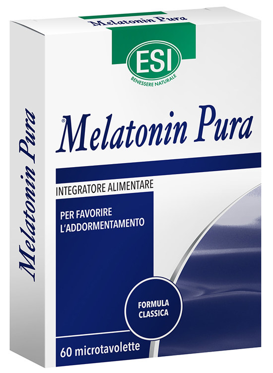 ESI MELATONIN PURA 60 MICROTAVOLETTE - Farmacia Artemisia di Montecuollo Dott. Angelo snc