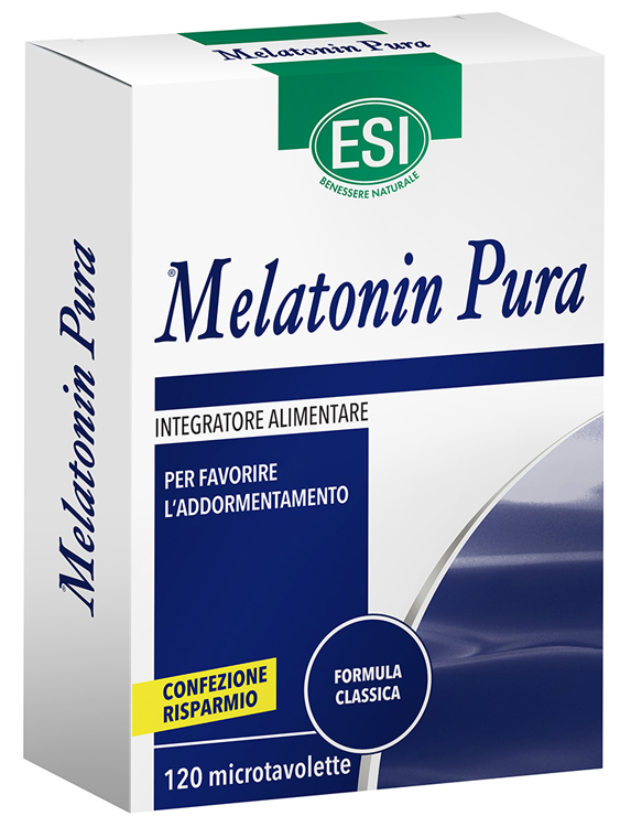 ESI MELATONIN PURA 120 MICROTAVOLETTE - Farmacia Artemisia di Montecuollo Dott. Angelo snc