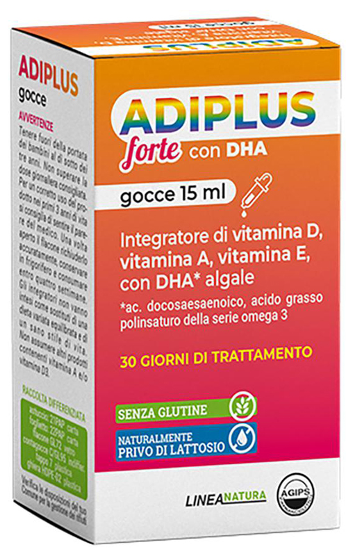 ADIPLUS FORTE CON DHA GOCCE FLACONCINO 15 ML - Farmacia Artemisia di Montecuollo Dott. Angelo snc