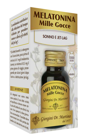 MELATONINA MILLE GOCCE 30 ML - Farmacia Artemisia di Montecuollo Dott. Angelo snc
