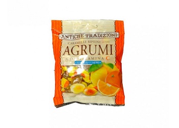 ANTICHE TRADIZIONI CARAMELLE RIPIENE CON VITAMINA C GUSTO AGRUMI 60 G - Farmacia Artemisia di Montecuollo Dott. Angelo snc