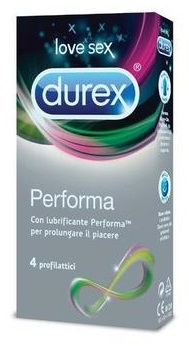PROFILATTICO DUREX PERFORMA 4 PEZZI - Farmacia Artemisia di Montecuollo Dott. Angelo snc