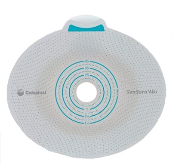 PLACCA PER UROSTOMIA COLOSTOMIA ILEOSTOMIA SENSURA MIO CLICK SISTEMA A DUE PEZZI FLANGIA 70 MM FORO RITAGLIABILE 10-65 MM 5 PEZZI - Farmacia Artemisia di Montecuollo Dott. Angelo snc