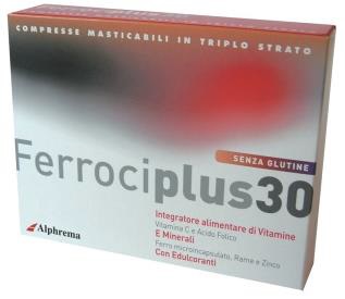 FERROCIPLUS 30 24 COMPRESSE MASTICABILI - Farmacia Artemisia di Montecuollo Dott. Angelo snc