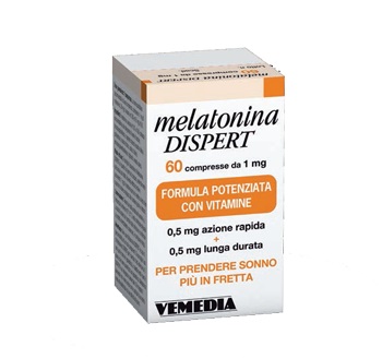 MELATONINA DISPERT 1MG DI MELATONINA 60 COMPRESSE - Farmacia Artemisia di Montecuollo Dott. Angelo snc