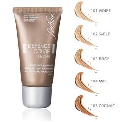 DEFENCE COLOR BIONIKE FONDOTINTA IDRATANTE HYDRA 102 SABLE - Farmacia Artemisia di Montecuollo Dott. Angelo snc