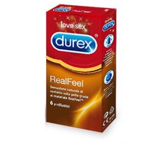 PROFILATTICO DUREX REALFEEL 6 PEZZI - Farmacia Artemisia di Montecuollo Dott. Angelo snc
