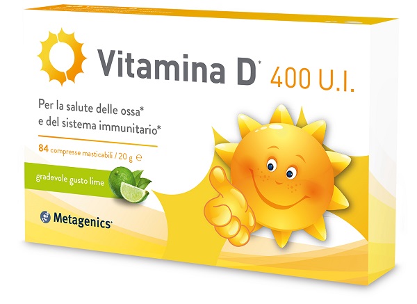VITAMINA D 400 UI 84 COMPRESSE MASTICABILI GUSTO LIME - Farmacia Artemisia di Montecuollo Dott. Angelo snc