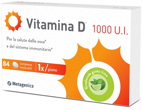VITAMINA D 1000 UI 84 COMPRESSE MASTICABILI - Farmacia Artemisia di Montecuollo Dott. Angelo snc