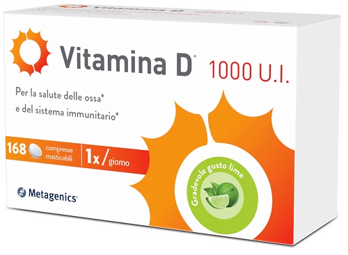 VITAMINA D 1000 UI 168 COMPRESSE MASTICABILI - Farmacia Artemisia di Montecuollo Dott. Angelo snc