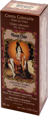 HENNE NUANCE CASTANO SCURO CREMA HENNE COLOR CREMA COLORANTE PRONTA ALL'USO - Farmacia Artemisia di Montecuollo Dott. Angelo snc