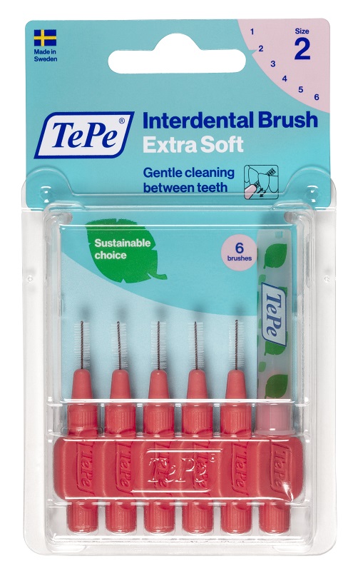 TEPE SCOVOLINO XSOFT ROSSO 0,5MM 6 PEZZI - Farmacia Artemisia di Montecuollo Dott. Angelo snc