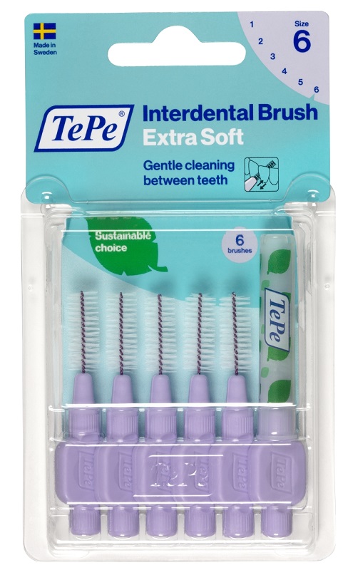 TEPE SCOVOLINO XSOFT LILLA 1,1MM 6 PEZZI - Farmacia Artemisia di Montecuollo Dott. Angelo snc