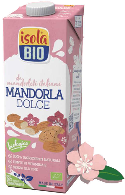 ISOLA BIO MANDORLA DOLCE BEVANDA BIOLOGICA 1 LITRO - Farmacia Artemisia di Montecuollo Dott. Angelo snc