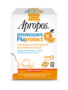 APROPOS FLUPROTECT EFFERVESCENTE C 20 COMPRESSE - Farmacia Artemisia di Montecuollo Dott. Angelo snc