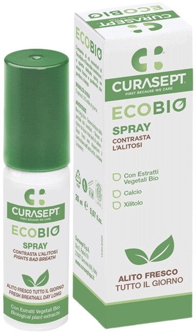 CURASEPT PHARMADENT ECOBIO SPRAY 20 ML - Farmacia Artemisia di Montecuollo Dott. Angelo snc