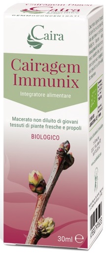CAIRAGEM IMMUNIX GEMMODERIVATO BIO GOCCE 30 ML - Farmacia Artemisia di Montecuollo Dott. Angelo snc