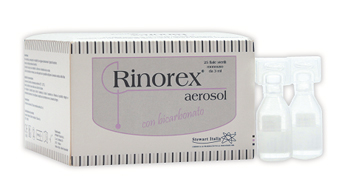 FIALA PER AEROSOL RINOREX BICARBONATO 25 FIALE 3 ML - Farmacia Artemisia di Montecuollo Dott. Angelo snc