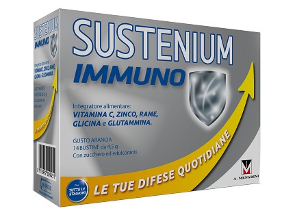 SUSTENIUM IMMUNO ENERGY 14 BUSTINE DA 4,5 G - Farmacia Artemisia di Montecuollo Dott. Angelo snc