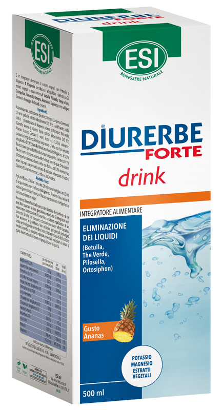 ESI DIURERBE FORTE DRINK ANANAS 500 ML - Farmacia Artemisia di Montecuollo Dott. Angelo snc