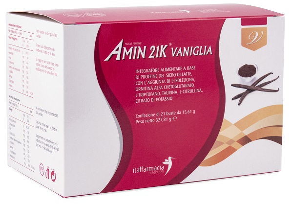AMIN 21K VANIGLIA 327,81 G - Farmacia Artemisia di Montecuollo Dott. Angelo snc