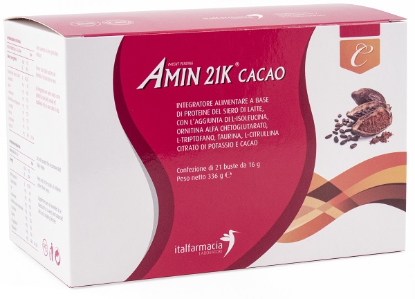 AMIN 21K CACAO 336 G - Farmacia Artemisia di Montecuollo Dott. Angelo snc