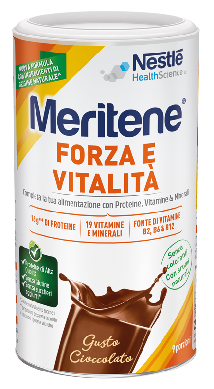 MERITENE FORZA E VITALITA' CIOCCOLATO 270 G - Farmacia Artemisia di Montecuollo Dott. Angelo snc