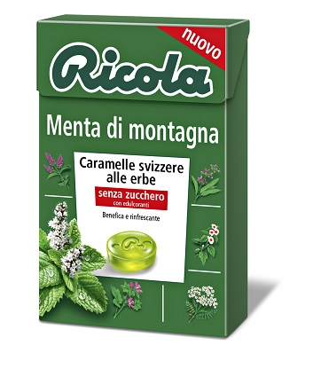RICOLA MENTA DI MONTAGNA SENZA ZUCCHERO 50 G - Farmacia Artemisia di Montecuollo Dott. Angelo snc