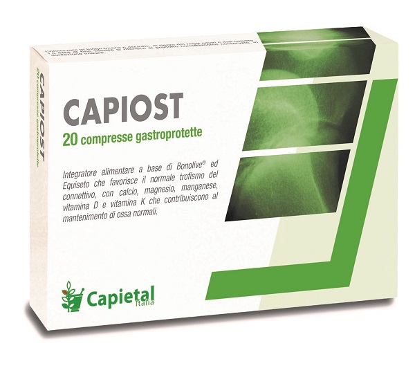 CAPIOST 20 COMPRESSE GASTROPROTETTE 28 G - Farmacia Artemisia di Montecuollo Dott. Angelo snc