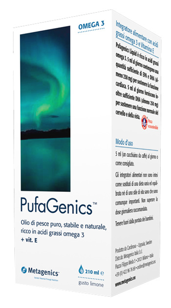 PUFAGENICS LIQUID LIMONE 210 ML - Farmacia Artemisia di Montecuollo Dott. Angelo snc