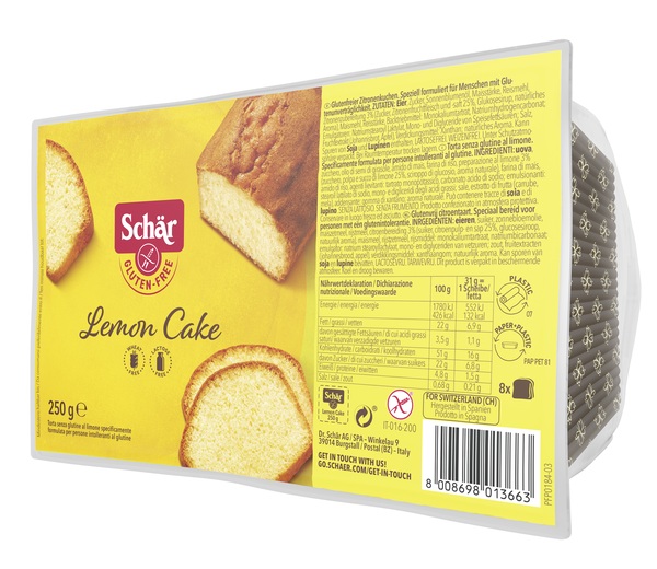 SCHAR LEMON CAKE 250 G - Farmacia Artemisia di Montecuollo Dott. Angelo snc