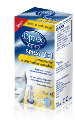 SPRAY OCULARE OPTREX ACTIMIST 2 IN 1 CONTRO IL PRURITO 1 PEZZO - Farmacia Artemisia di Montecuollo Dott. Angelo snc