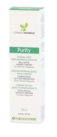 PURITY CREMA VISO SEBONORMALIZZANTE 50 ML - Farmacia Artemisia di Montecuollo Dott. Angelo snc