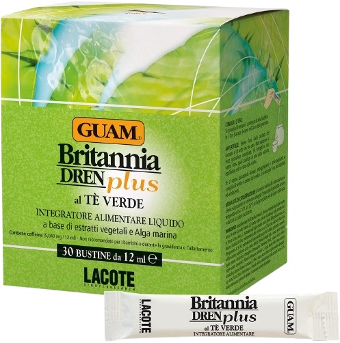 GUAM BRITANNIA DREN PLUS 30 BUSTINE DA 12 ML - Farmacia Artemisia di Montecuollo Dott. Angelo snc