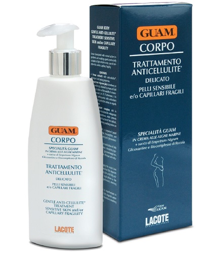 GUAM CREMA CORPO TRATTAMENTO ANTICELLULITE DELICATO PER PELLI SENSIBILI E O CAPILLARI FRAGILI 200 ML - Farmacia Artemisia di Montecuollo Dott. Angelo snc