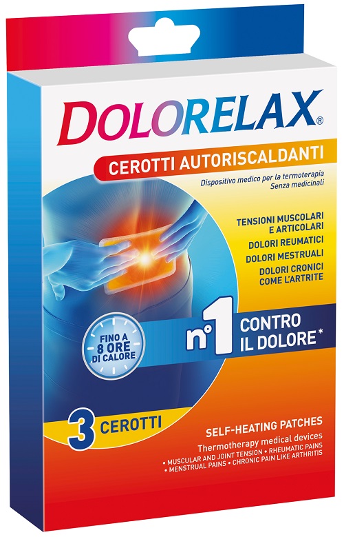 DOLORELAX CEROTTO EFFETTO CALDO 3 PEZZI - Farmacia Artemisia di Montecuollo Dott. Angelo snc
