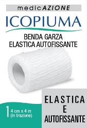 ICOPIUMA BENDA GARZA ELASTICA AUTOFISSANTE CM 4X4 MT - Farmacia Artemisia di Montecuollo Dott. Angelo snc