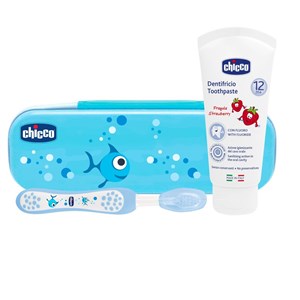 CHICCO SET DENTALE AZZURRO CON FLUORO - Farmacia Artemisia di Montecuollo Dott. Angelo snc