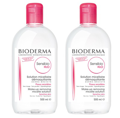SENSIBIO H2O SOLUZIONE MICELLARE DETERTEGENTE 500ML + STRUCCANTE PELLE SENSIBILE 500 ML - Farmacia Artemisia di Montecuollo Dott. Angelo snc