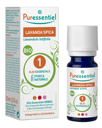 PURESSENTIEL LAVANDA SPICA OLIO ESSENZIALE BIO 10 ML - Farmacia Artemisia di Montecuollo Dott. Angelo snc