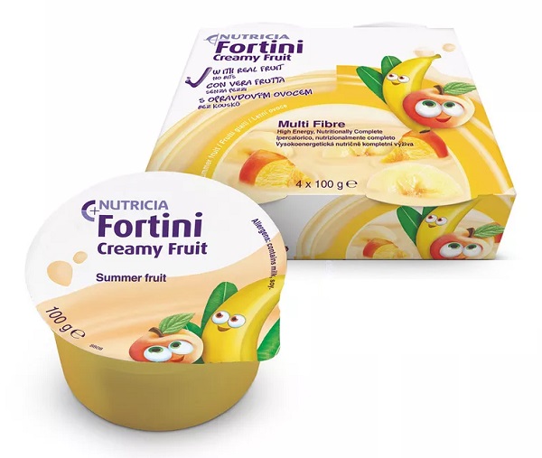 FORTINI CREAMY FRUIT MULTI FIBRE FRUTTI GIALLI 4X100 G - Farmacia Artemisia di Montecuollo Dott. Angelo snc