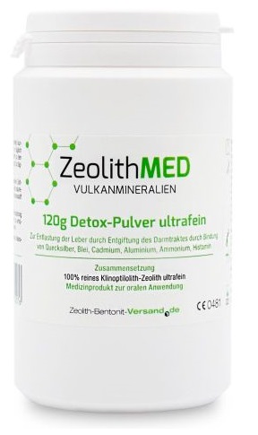 ZEOLITHMED MINERALI VULCANICI DETOX POLVERE ULTRAFINE 120 G - Farmacia Artemisia di Montecuollo Dott. Angelo snc