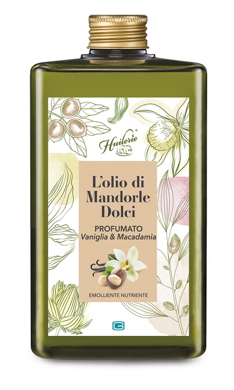 HUILERIE L'OLIO DI MANDORLE DOLCI PROFUMATO VANIGLIA & MACADAMIA 300 ML - Farmacia Artemisia di Montecuollo Dott. Angelo snc