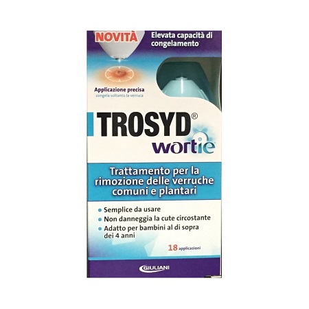 TROSYD WORTIE CRIOGENIZZANTE VERRUCHE COMUNI/PLANTARI 50 G - Farmacia Artemisia di Montecuollo Dott. Angelo snc